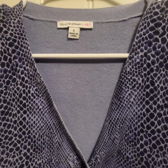 Isaac Mizrahi, S, blue snakeskin - Picture 3 of 3